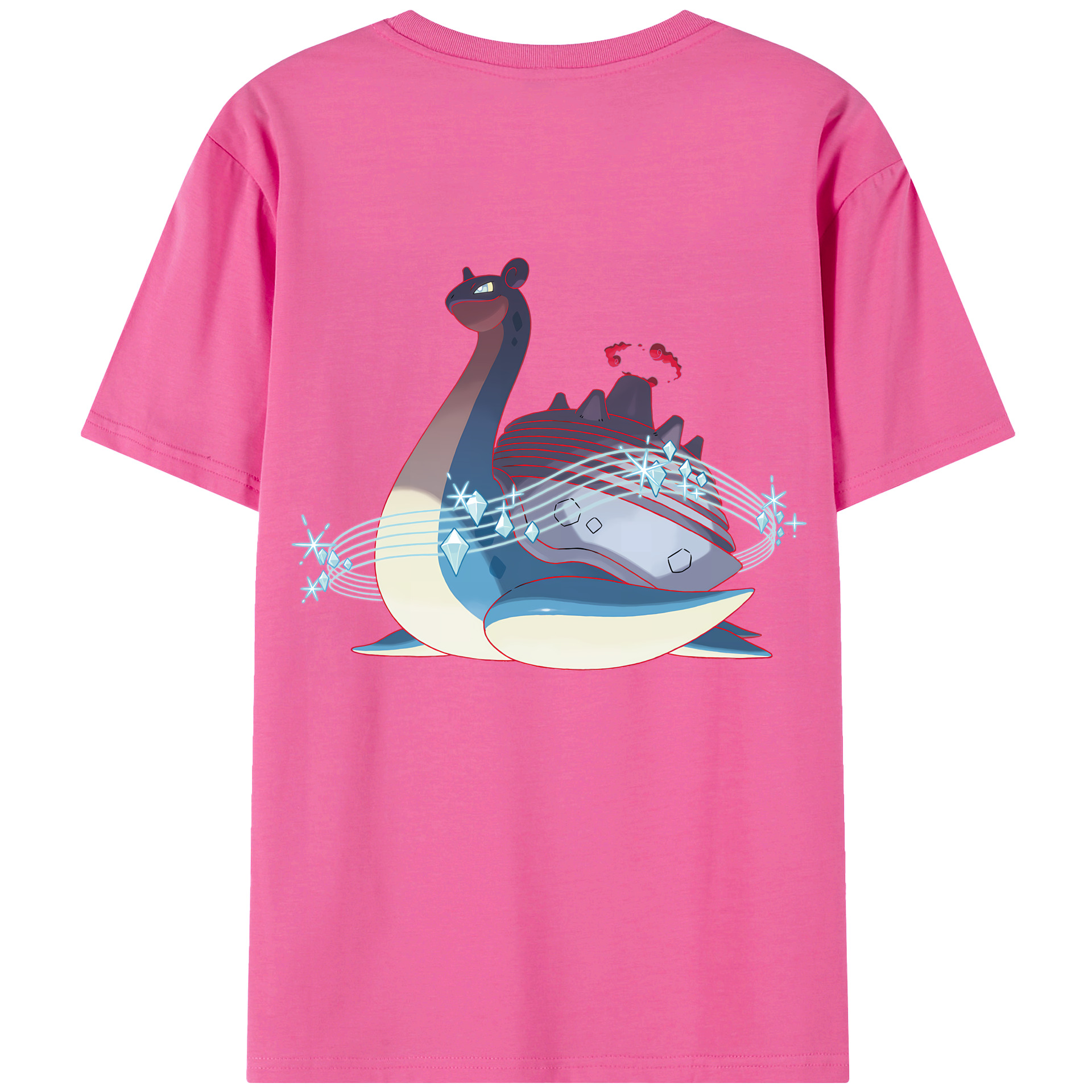 （画像用） ポケットモンスター Pokémon レディース半袖Tシャツ(バックプリント)